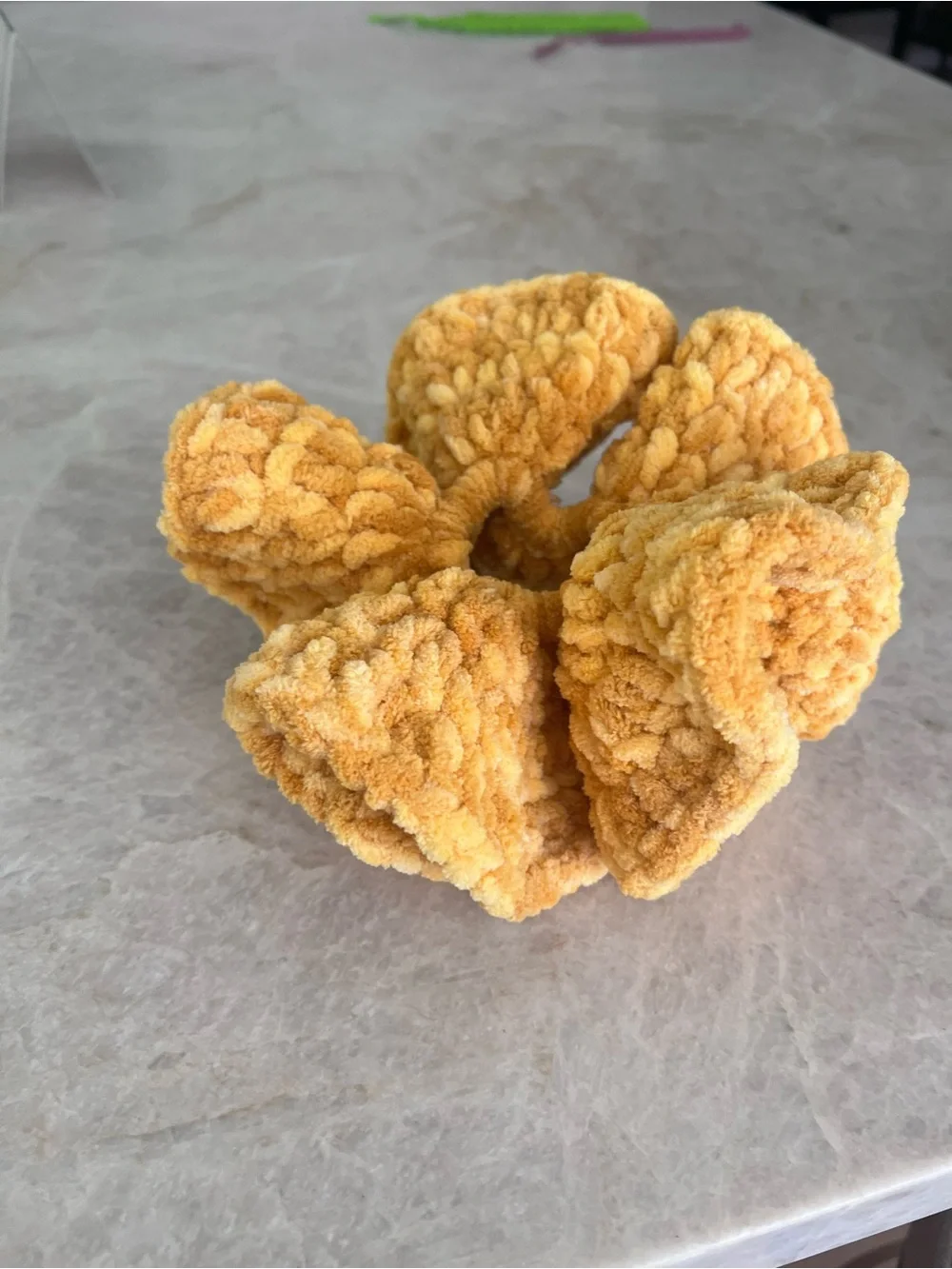 11 year olds small business Handmade crochet  Big Scrunchie custom color